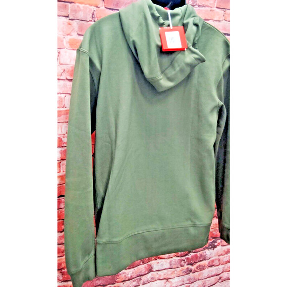City Lab Softshell Jacket Men's XL Green Knitted Long Sleeve Hooded Full Zipper - Picture 5 of 7